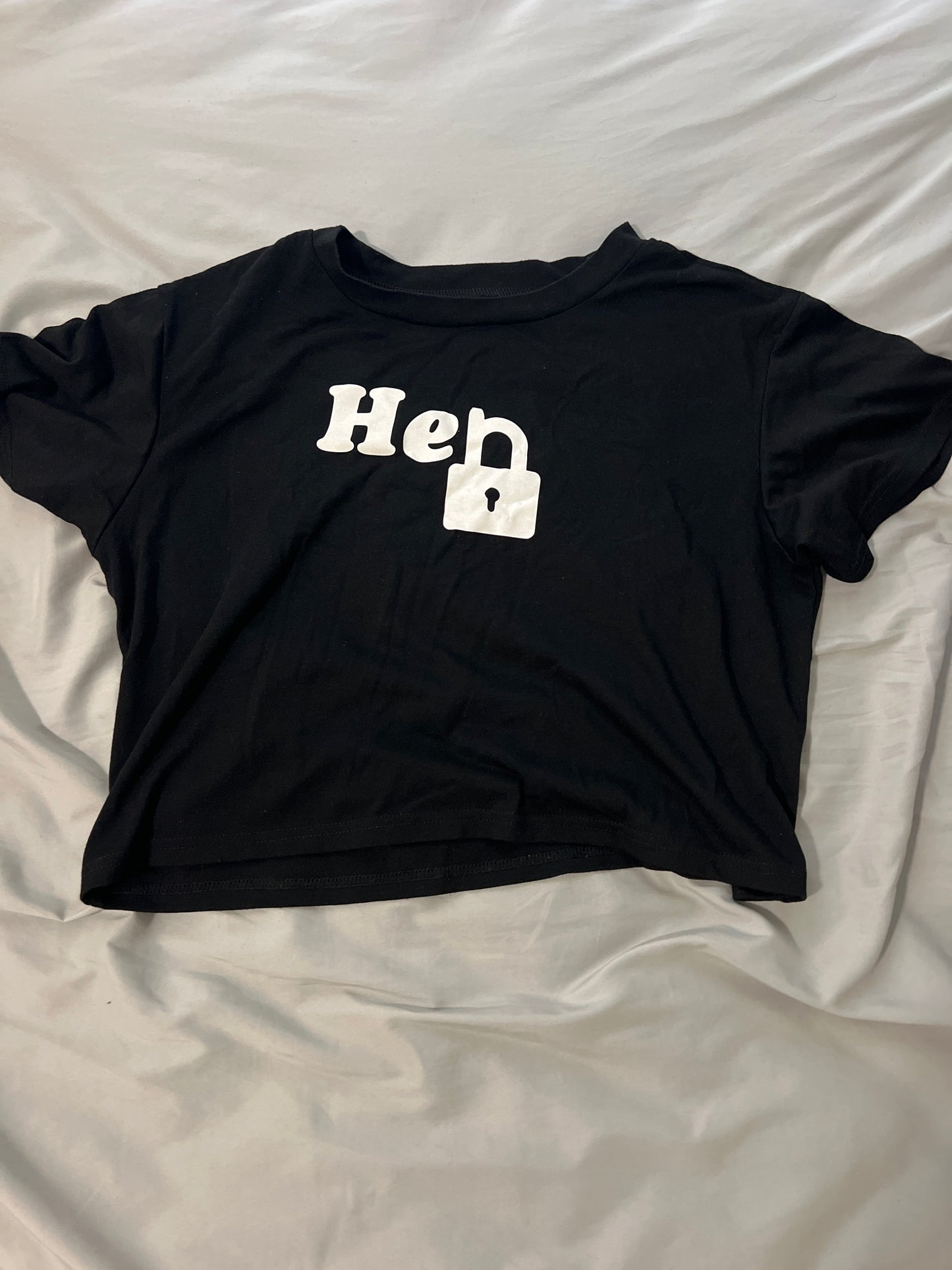 Locked Hen crop top