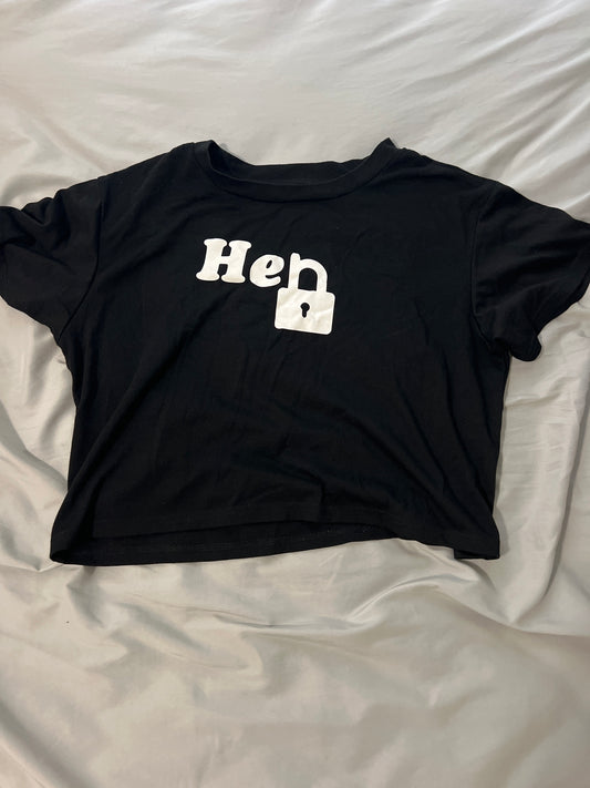 Locked Hen crop top