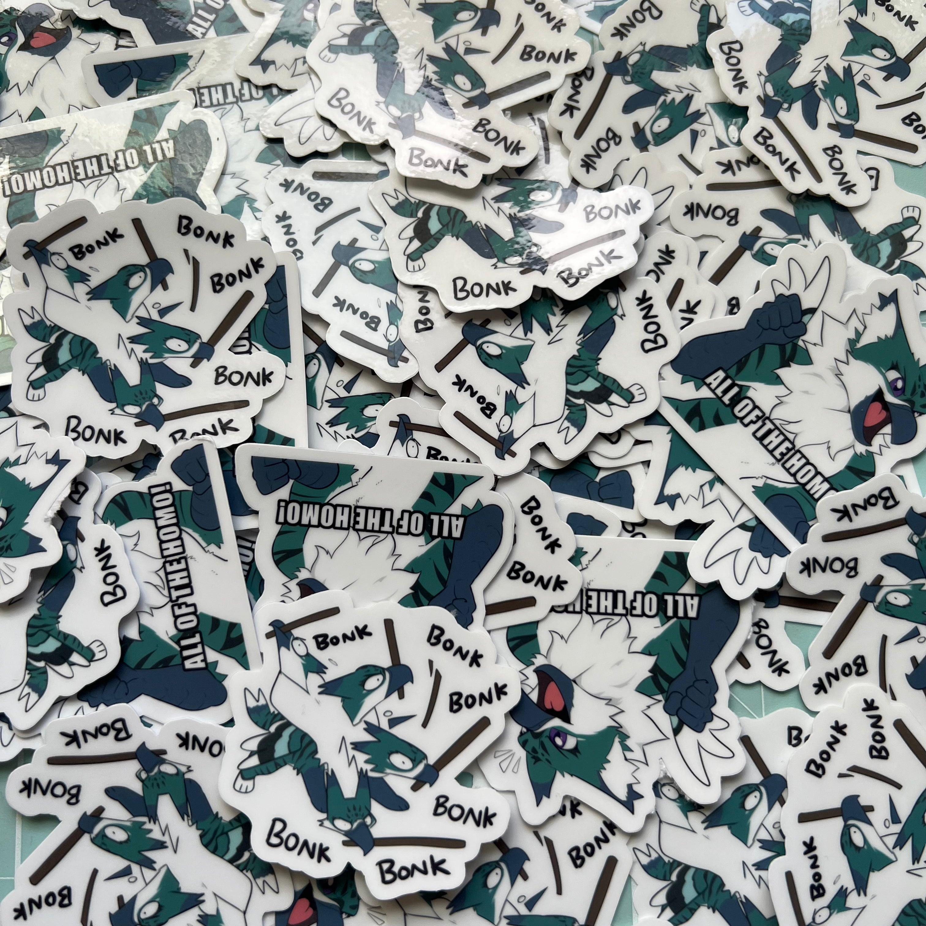 Two Time Sticker 2x2 Vinyl Stickers – BurdPrints